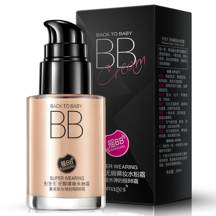 Clear And Sleek Hydrating Cream, Makeup Concealer Moisturizing BB Cream