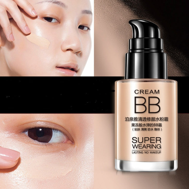 Clear And Sleek Hydrating Cream, Makeup Concealer Moisturizing BB Cream