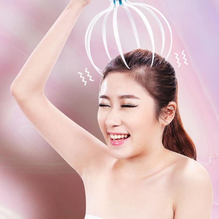 Head Massager Scalp Vibration, Eight Claw Electric Household Massager, Body Care