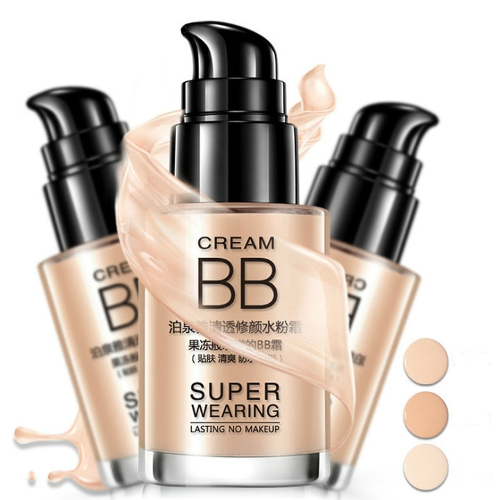 Clear And Sleek Hydrating Cream, Makeup Concealer Moisturizing BB Cream