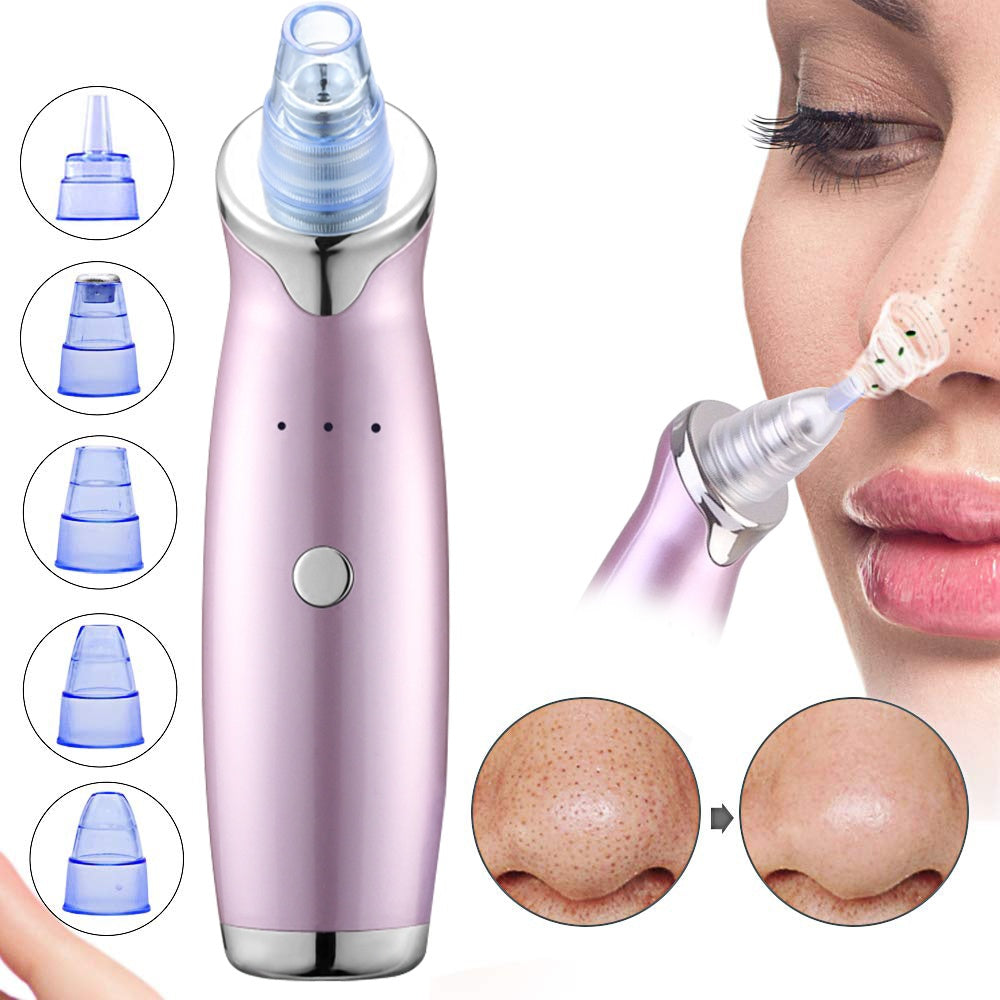 Electric Blackhead Remover, Pore Vacuum Suction, Diamond Dermabrasion Face Cleaner