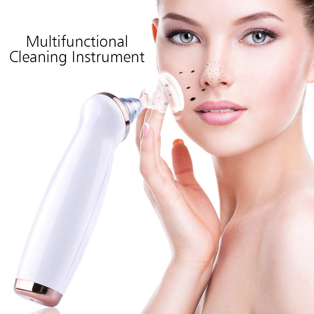 Electric Blackhead Remover, Pore Vacuum Suction, Diamond Dermabrasion Face Cleaner